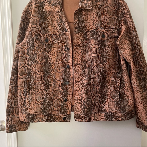 Free People Snake Trucker Jacket - Picture 5 of 7